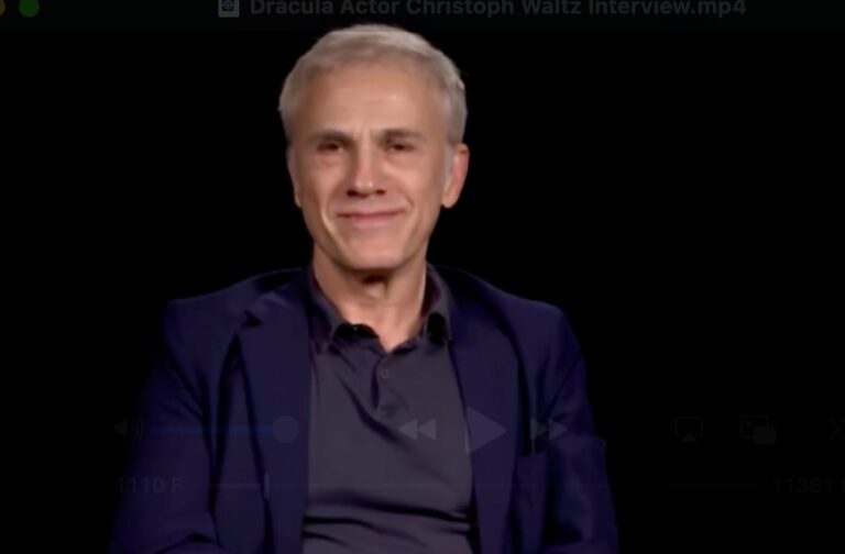 Dracula : Exclusive Interview Actor Christoph Waltz